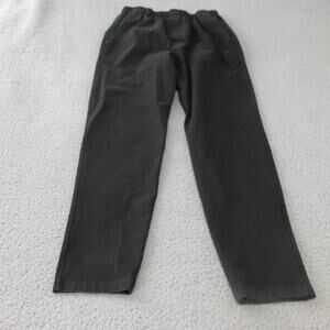 Lululemon Utilitech Pants Mens Medium Elastic Waist Black Canvas Pull On